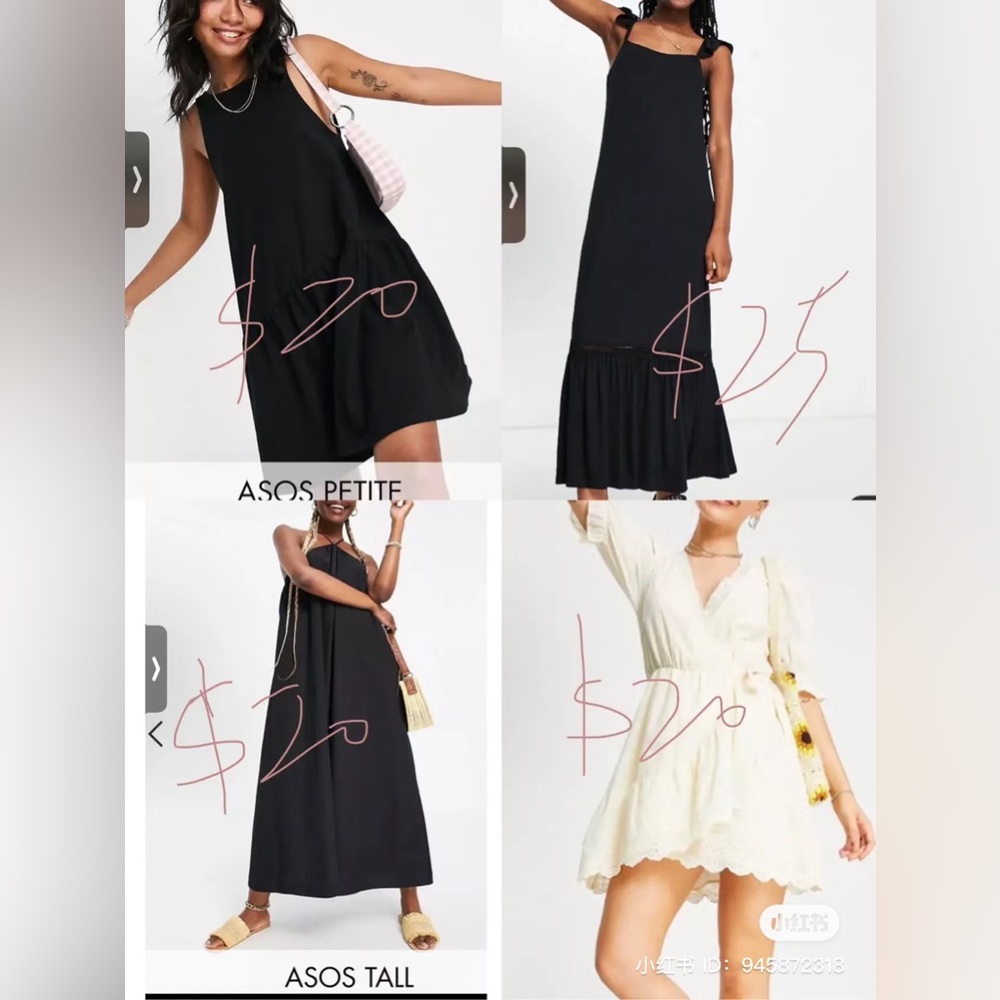 Asos dresses for vacation.